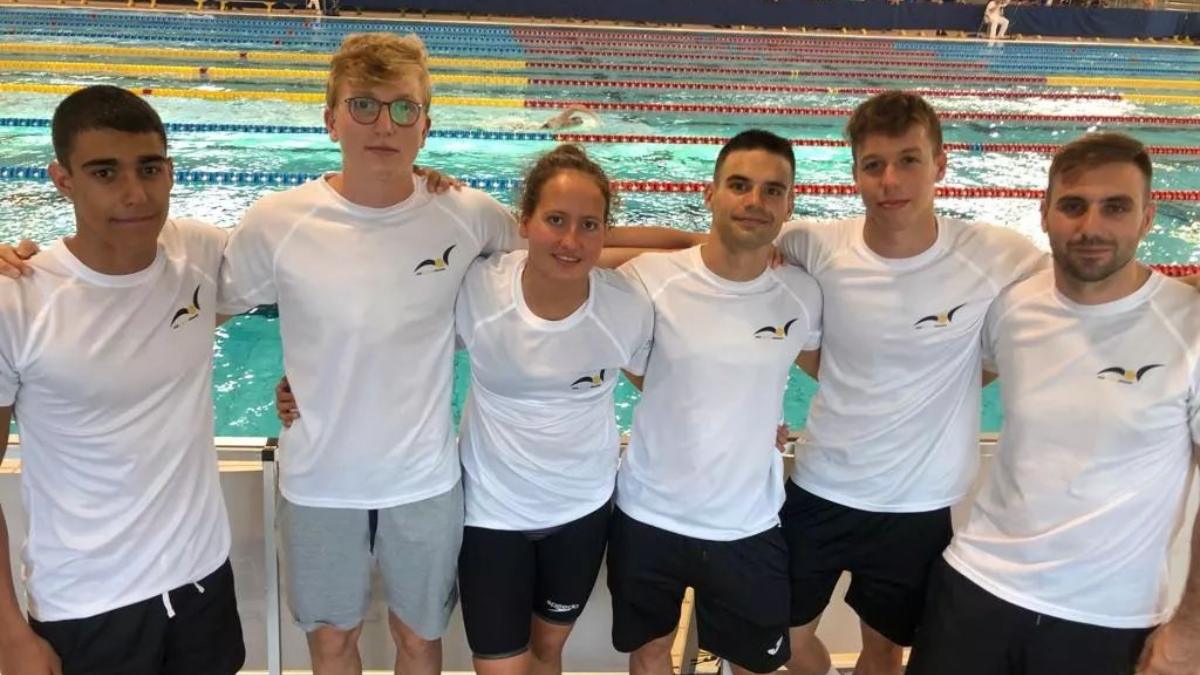 Nadadores albaceteños en el Cto. de España Junior y Absoluto de Verano / Foto: Club Natación Albacete