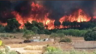 El incendio de Venta del Moro está próximo a la provincia de Albacete