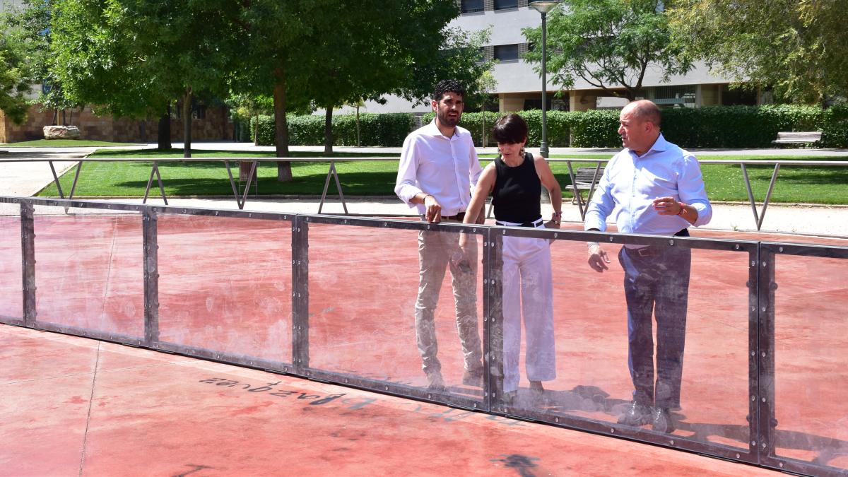 El Ayuntamiento dota de una nueva pista multideportiva al barrio de San Antonio Abad / Foto: Ayto. Albacete