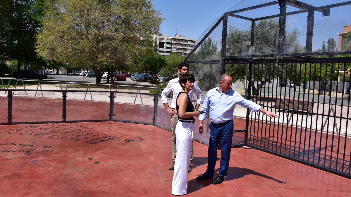 El Ayuntamiento dota de una nueva pista multideportiva al barrio de San Antonio Abad / Foto: Ayto. Albacete