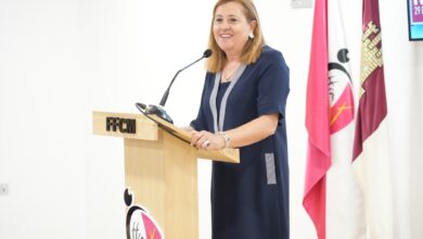 La consejera de Educación, Cultura y Deportes, Rosa Ana Rodríguez, inaugura la Residencia para Deportistas de la Federación de Fútbol de Castilla-La Mancha. (Foto: JCCM)