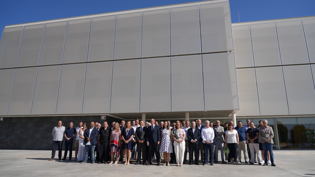 La consejera de Educación, Cultura y Deportes, Rosa Ana Rodríguez, inaugura la Residencia para Deportistas de la Federación de Fútbol de Castilla-La Mancha. (Foto: JCCM)
