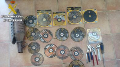 Robo catalizadores / Foto: Guardia Civil