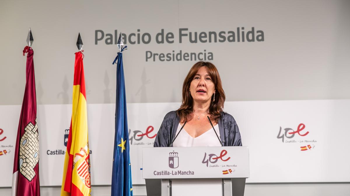 La consejera de Igualdad y portavoz del Gobierno regional, Blanca Fernández / Fotos: Esteban González // JCCM
