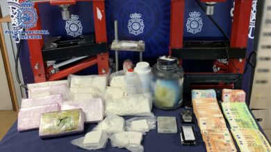 La Policía Nacional desmantela un grupo criminal que adulteraba cocaína y la transportaba en vehículos caleteados / Foto: Policía Nacional