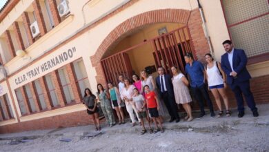 La consejera de Educación, Cultura y Deportes, Rosa Ana Rodríguez, en una visita que ha realizado al CEIP ‘Fray Hernando’ de Talavera de la Reina / Foto: JCCM