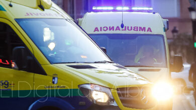 Ambulancias en Albacete - Foto de archivo