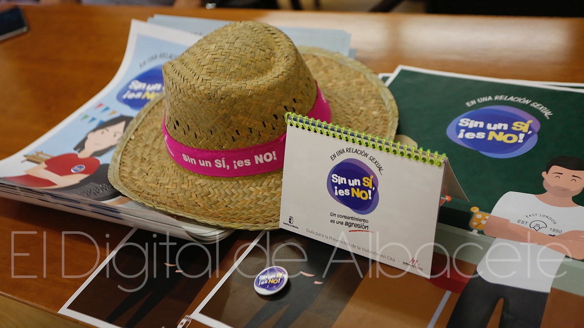 ‘Sin un sí, ¡es no!’, es el nombre de la campaña impulsada para poner fin a las situaciones relacionadas con la violencia sexual durante la Feria de Albacete 2019