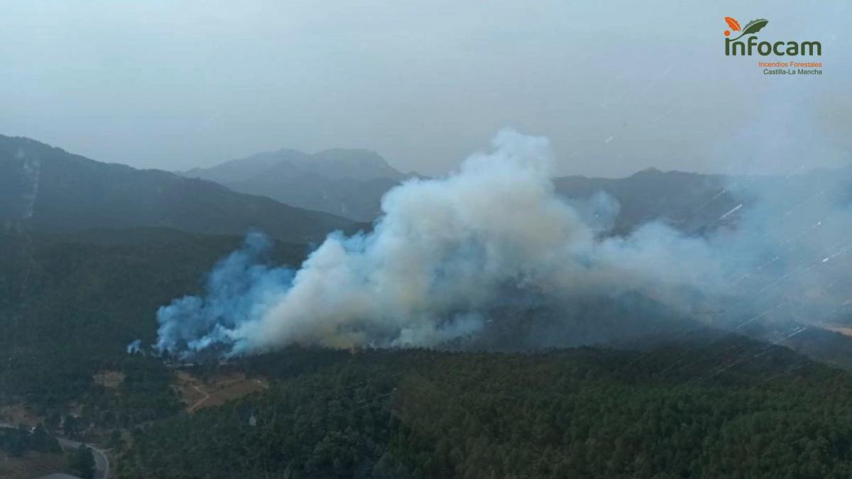 Incendio de Riópar / Foto: INFOCAM