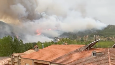 Incendio forestal en Riópar / Imagen: Juanan