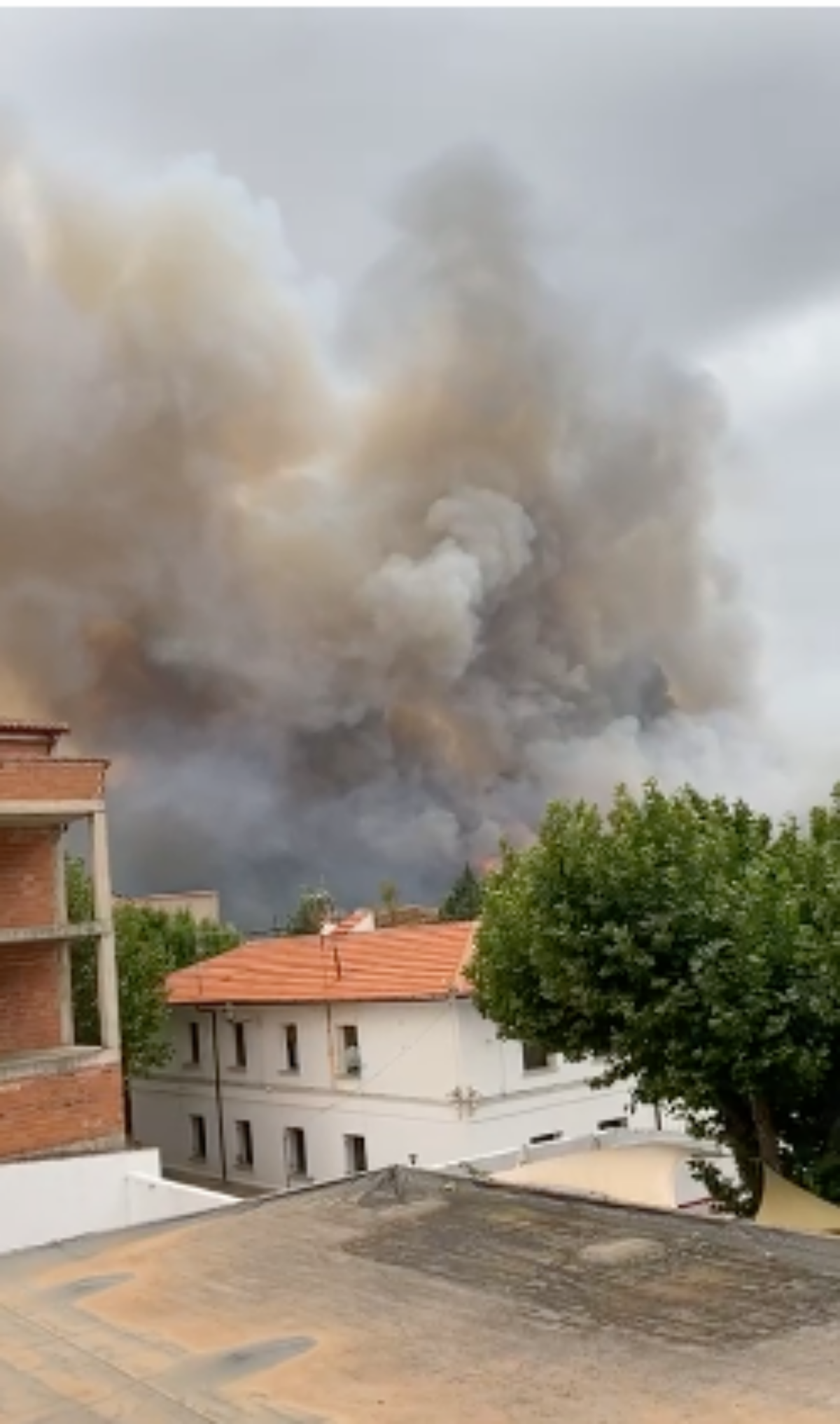 Incendio forestal en Riópar / Foto: Marta Alarcón