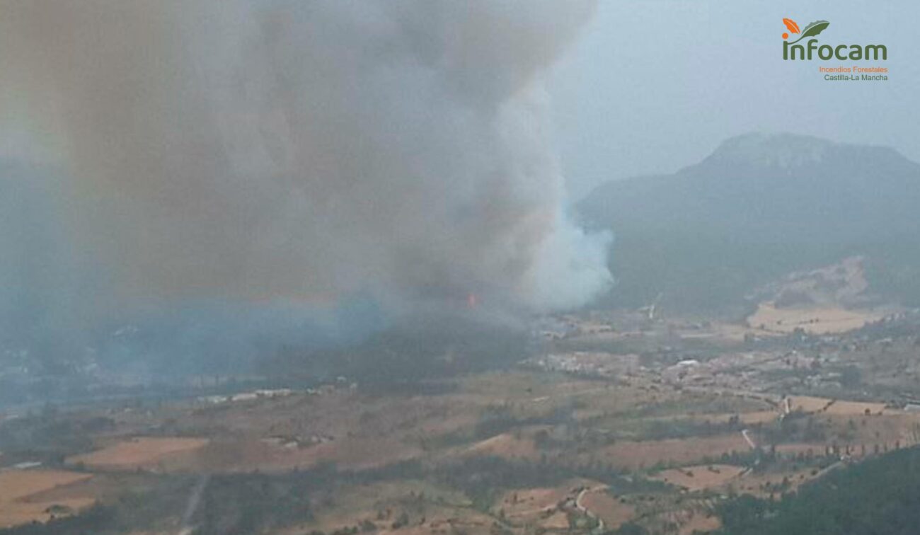 Incendio forestal en Riópar / Foto: Plan Infocam