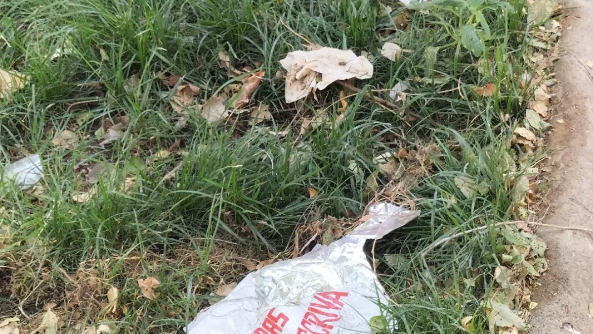 Jardín ubicado en la confluencia de la calle Miguel López de Legazpi y la Avenida de la Guardia Civil en Albacete