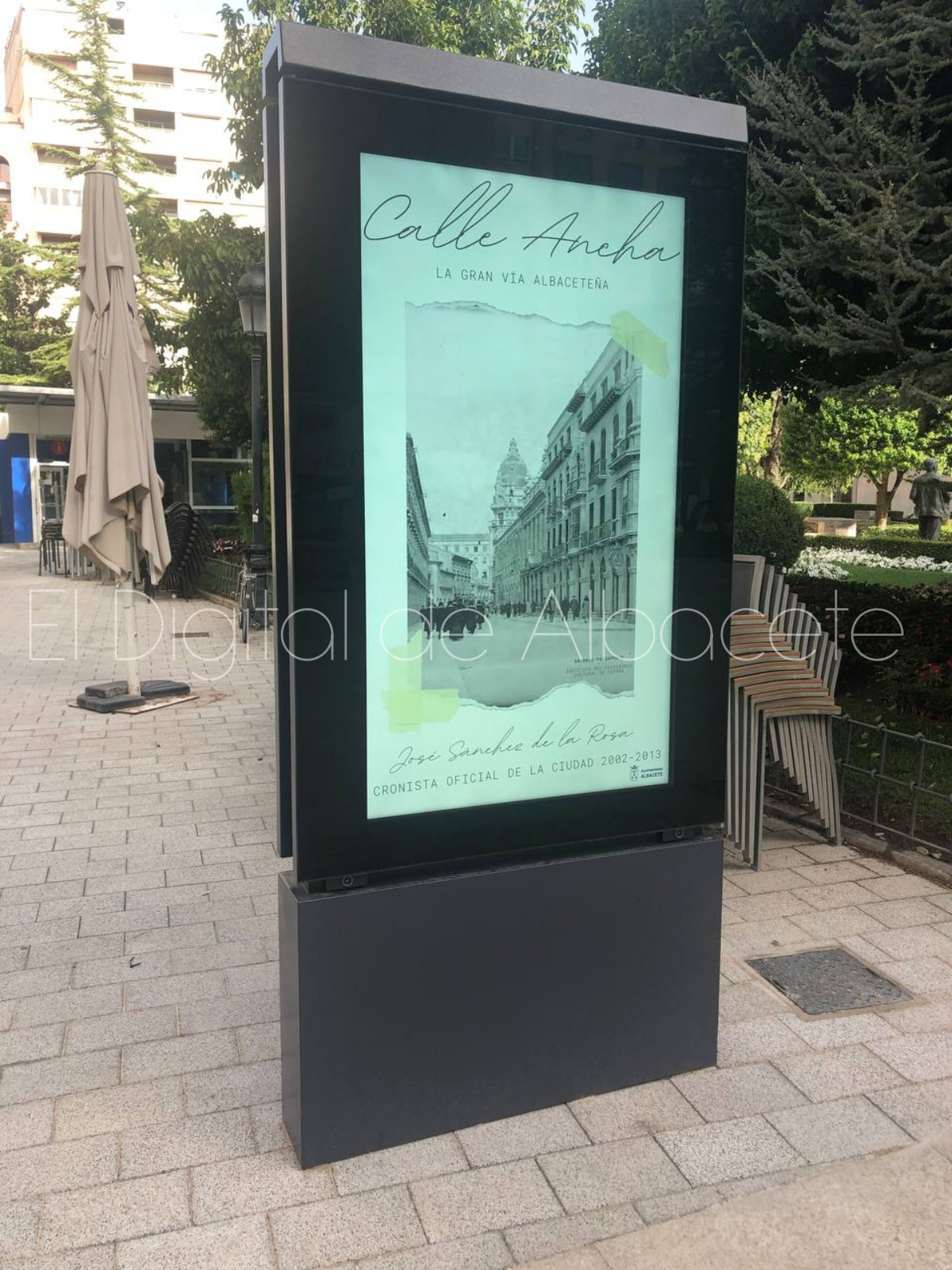 Nuevas pantallas instaladas en el centro de Albacete