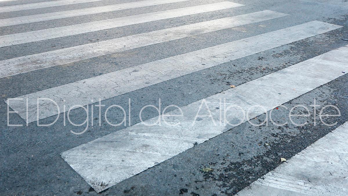 Foto de archivo de un paso de peatones en Albacete