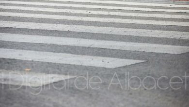 Foto de archivo de un paso de peatones en Albacete