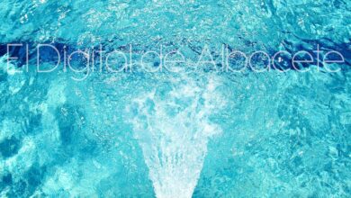 Foto de archivo de una piscina de Albacete