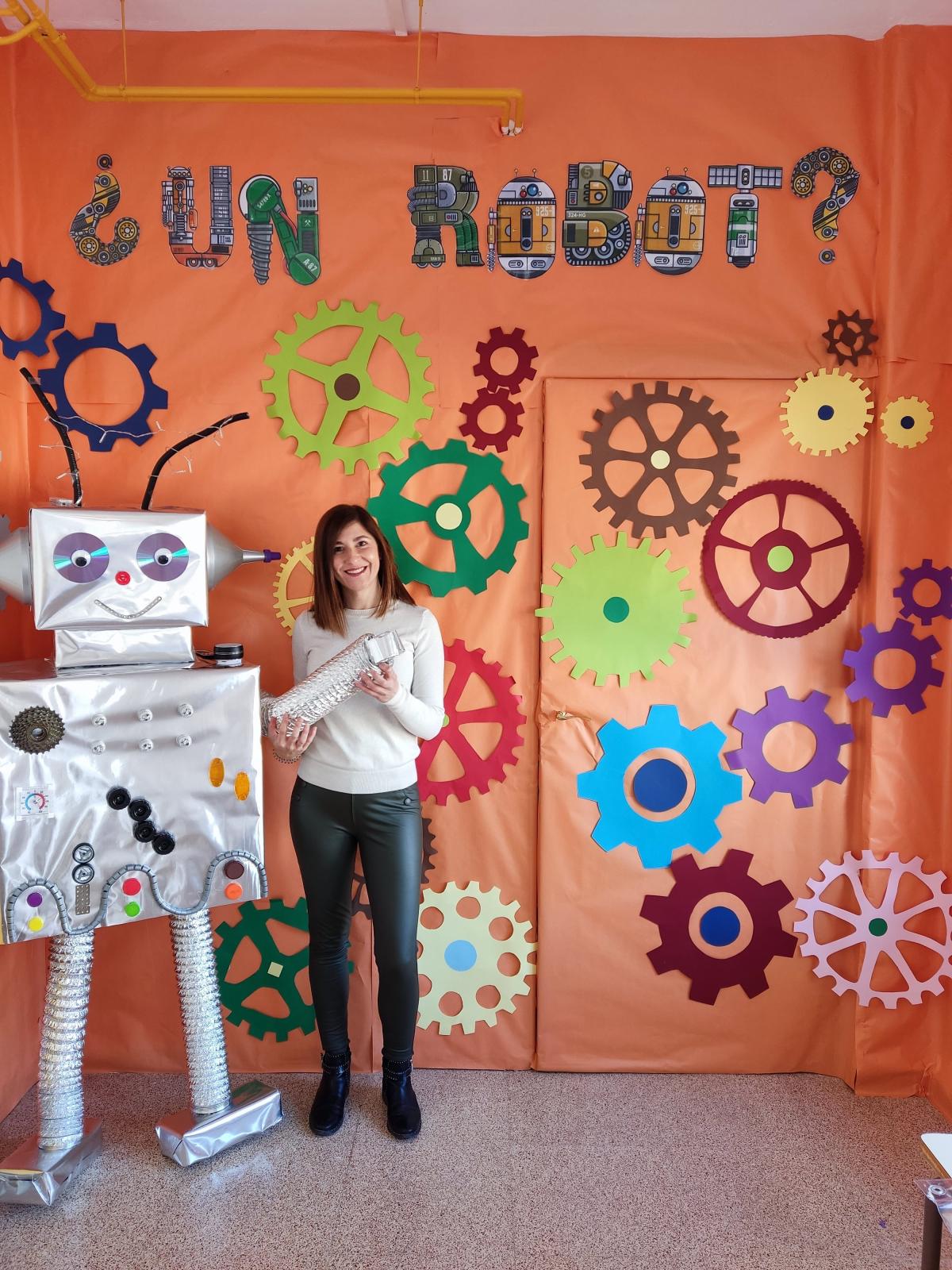 María del Carmen Sáez, proyecto '¿Un robot?'