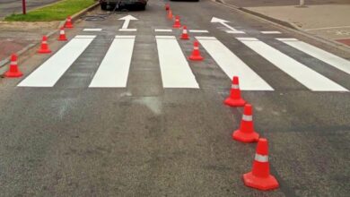 Paso de peatones en Albacete