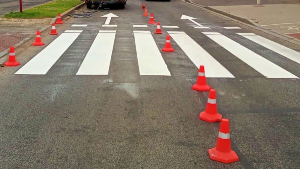 Paso de peatones en Albacete