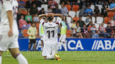 Rubén Martínez en un partido del Albacete Balompié / Foto de archivo