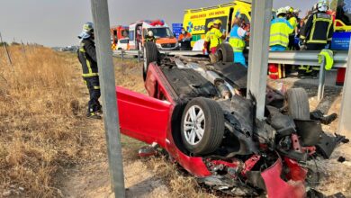 Accidente en Castilla-La Mancha / Foto: 112 Madrid