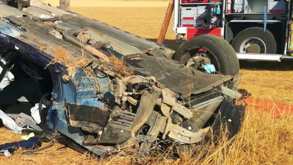 Accidente en Albacete - Foto de archivo