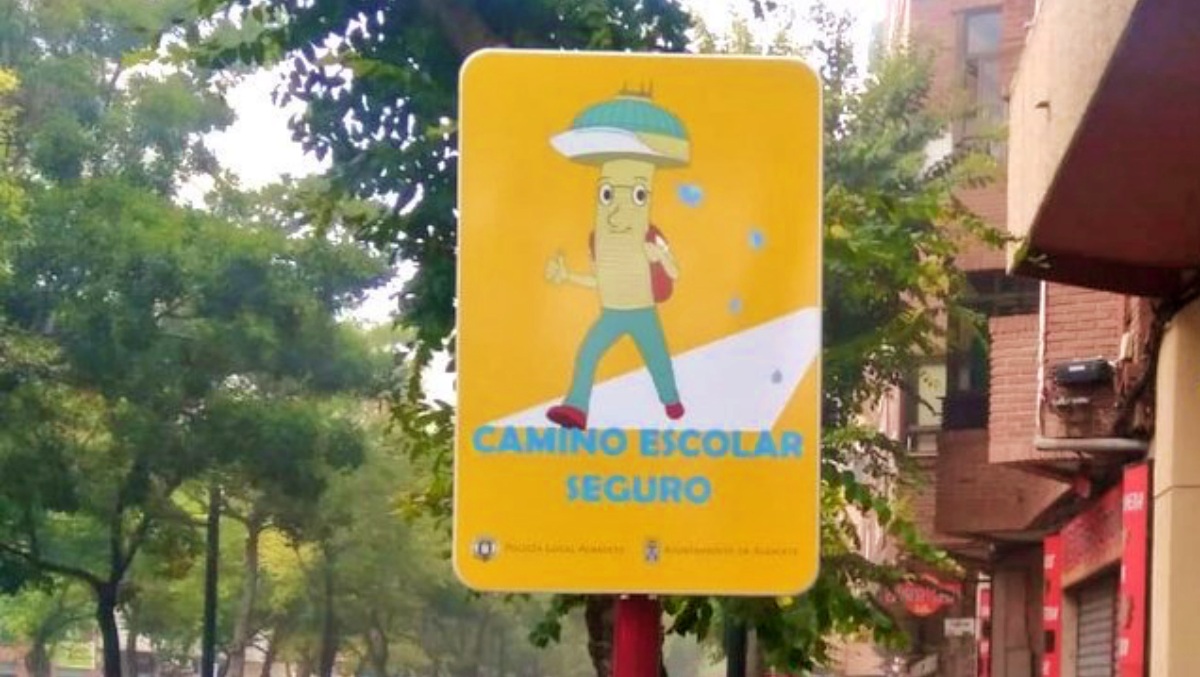 Camino escolar seguro en Albacete