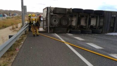 Accidente de camión en Castilla-La Mancha / Foto de archivo