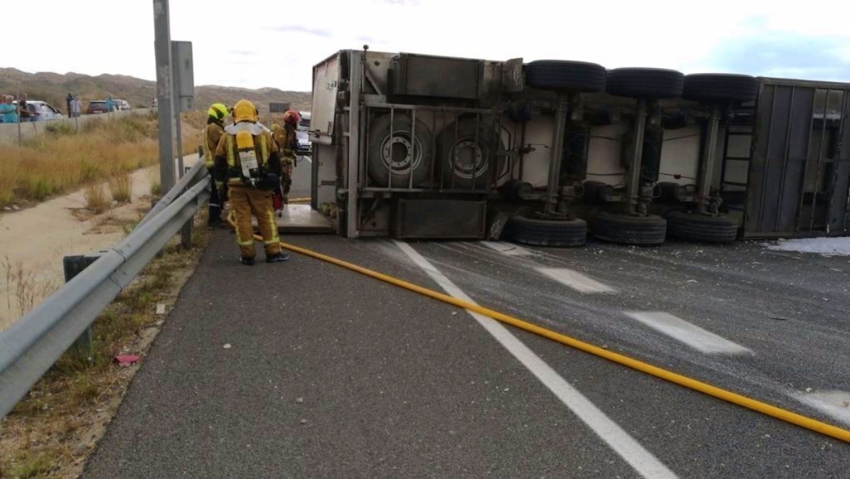 Accidente de camión en Castilla-La Mancha / Foto de archivo