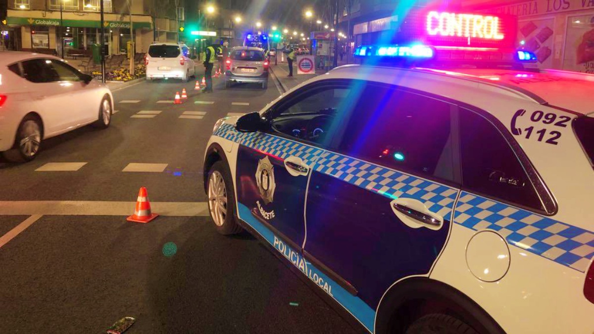 Un control de la Policía Local de Albacete