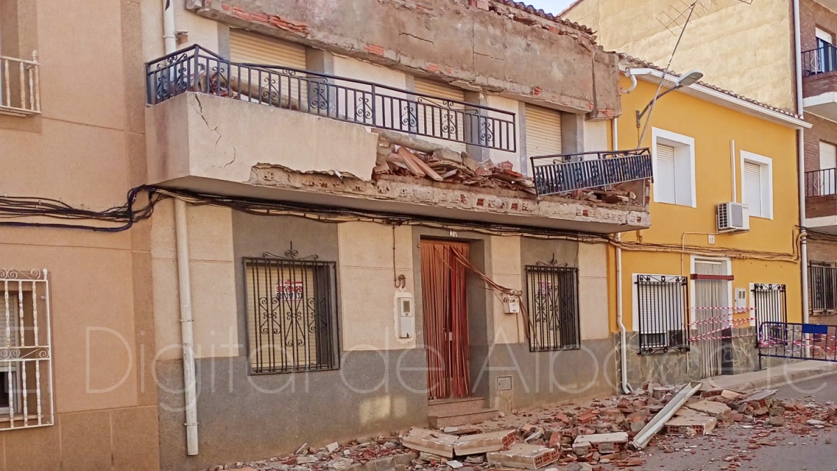 Derrumbe en Pozohondo (Albacete)