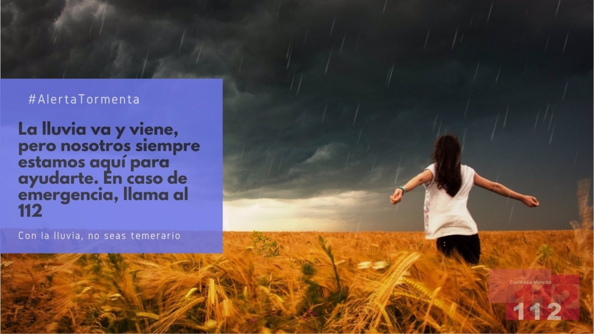 Alerta de lluvias y tormentas / 112 DE CASTILLA-LA MANCHA