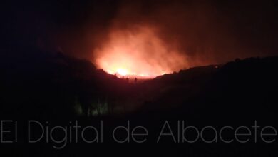 Incendio en Masegoso (Albacete)