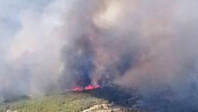 Incendio Moropeche, Yeste (Albacete)