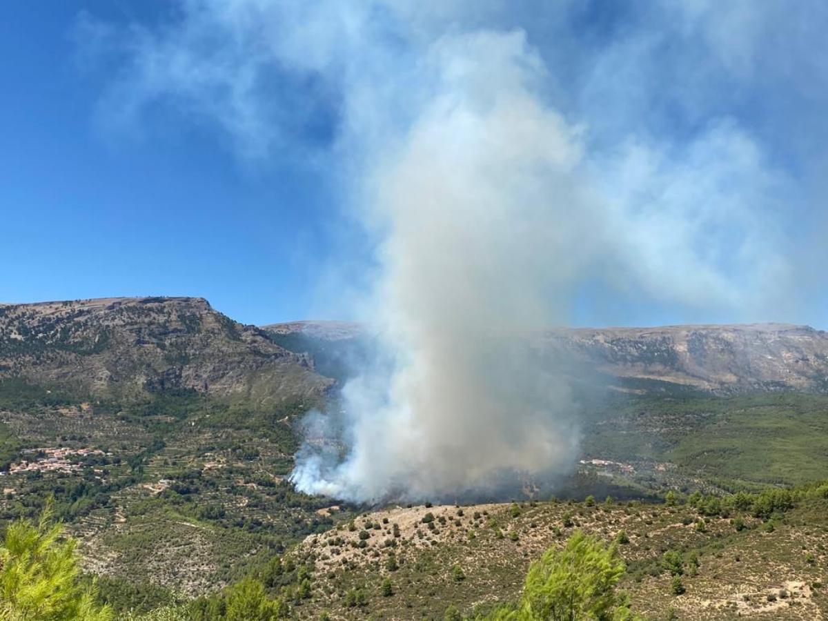 Incendio Moropeche, Yeste 