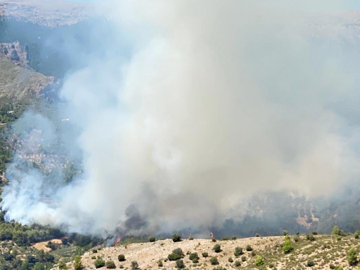 Incendio Moropeche, Yeste