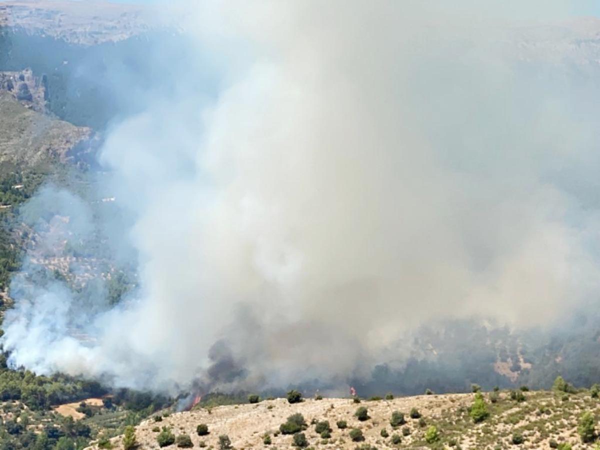 Incendio Moropeche, Yeste 