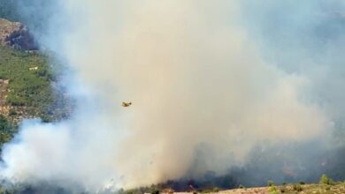 Incendio en Moropeche, Yeste (Albacete)