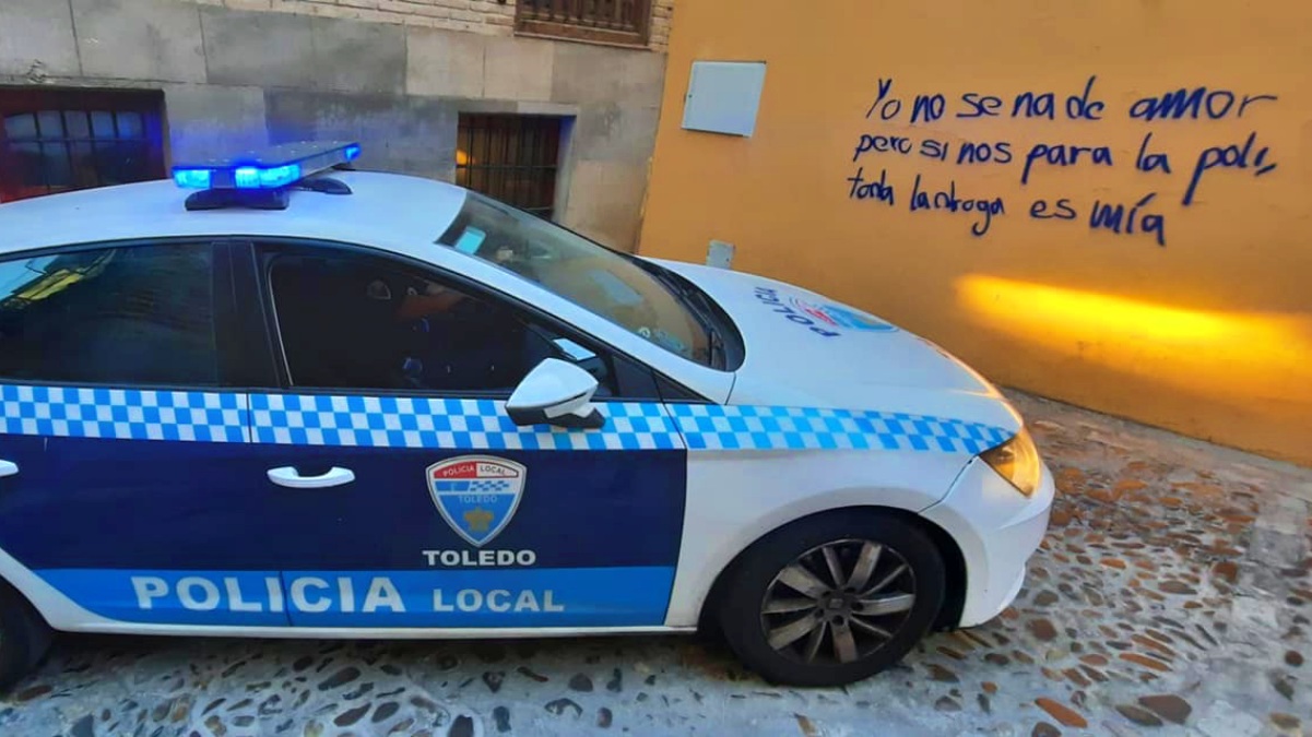 Pintada en Toledo (Castilla-La Mancha) / Foto: Policía Local de Toledo