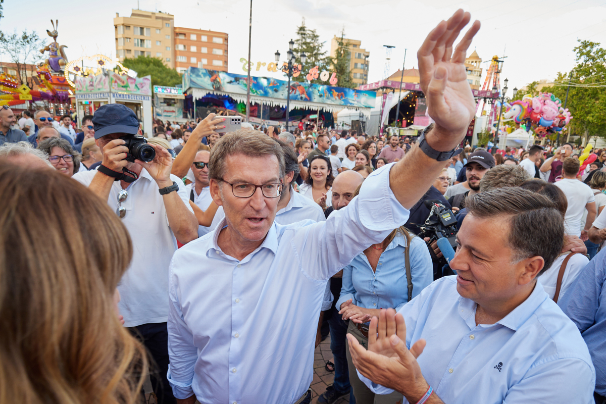 Feijóo en la Feria de Albacete