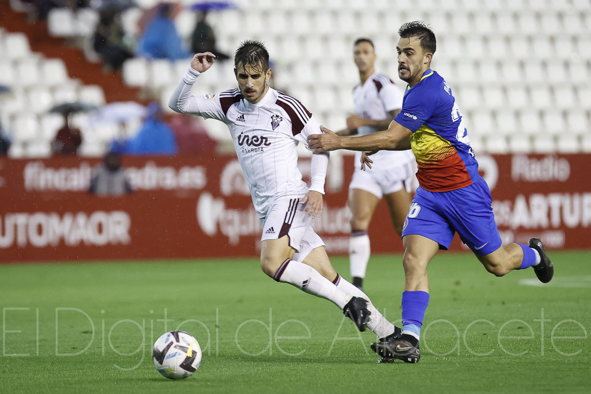 Manu Fuster en el Albacete - Andorra