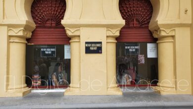 Cartel de no hay localidades en la Plaza de Toros de Albacete