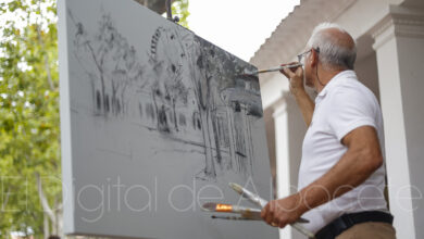 Concurso de pintura rápida en la Feria de Albacete / Fotos: Ángel Chacón