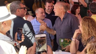 Emilio Sáez, Carlos Herrera y Pedro Piqueras en la Feria de Albacete / Ayto. Albacete