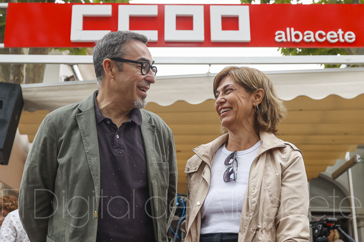 Desayuno informativo de CCOO en la Feria de Albacete / Fotos: Ángel Chacón