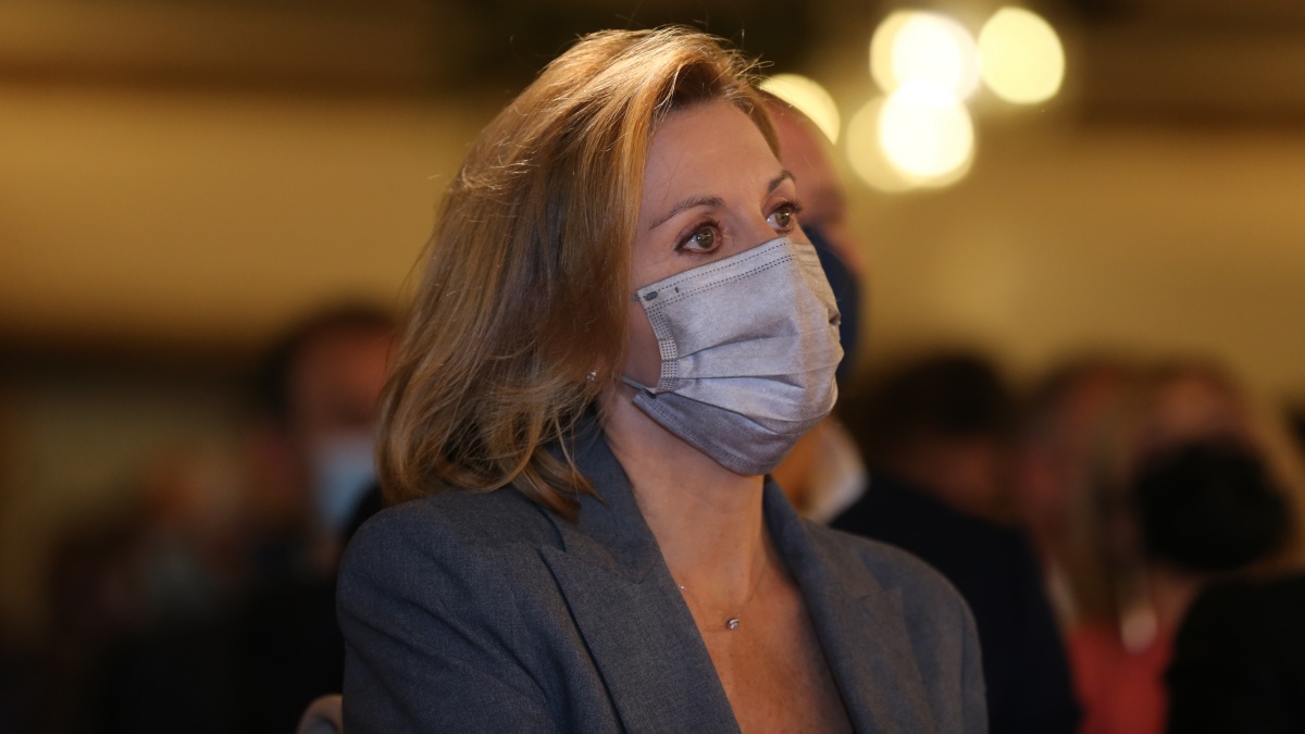 La expresidenta de Castilla- La Mancha, María Dolores de Cospedal, durante el 25 aniversario de Europa Press Toledo, a 3 de noviembre de 2021, en Toledo, Castilla La-Mancha / Foto de archivo: Isabel Infantes / Europa Press