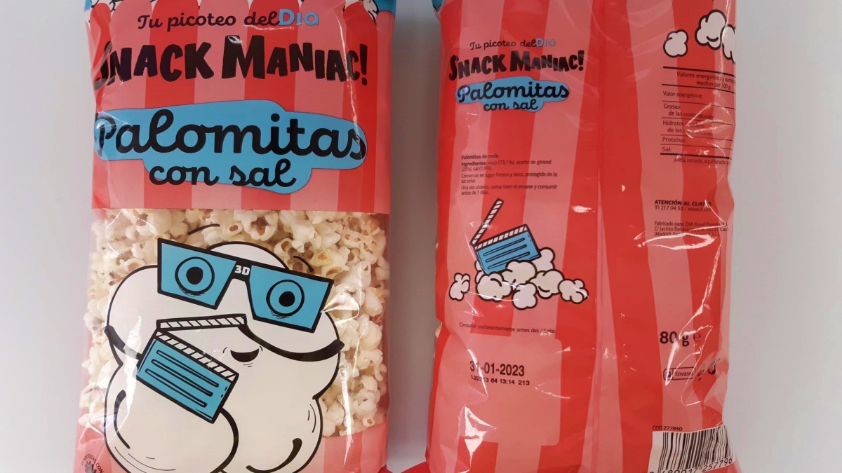 Palomitas de la marca DIA - Foto: Europa Press