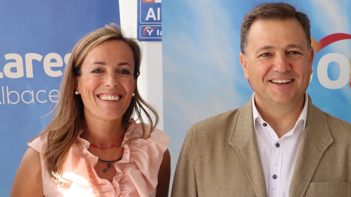 Carmen Navarro y Manuel Serrano en la Feria de Albacete / PP Albacete