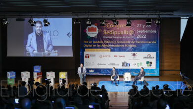Inauguraba este martes el 'I Congreso Nacional de Sedipualba' el presidente de la Diputación Provincial de Albacete, Santiago Cabañero / FOTOS: Ángel Chacón